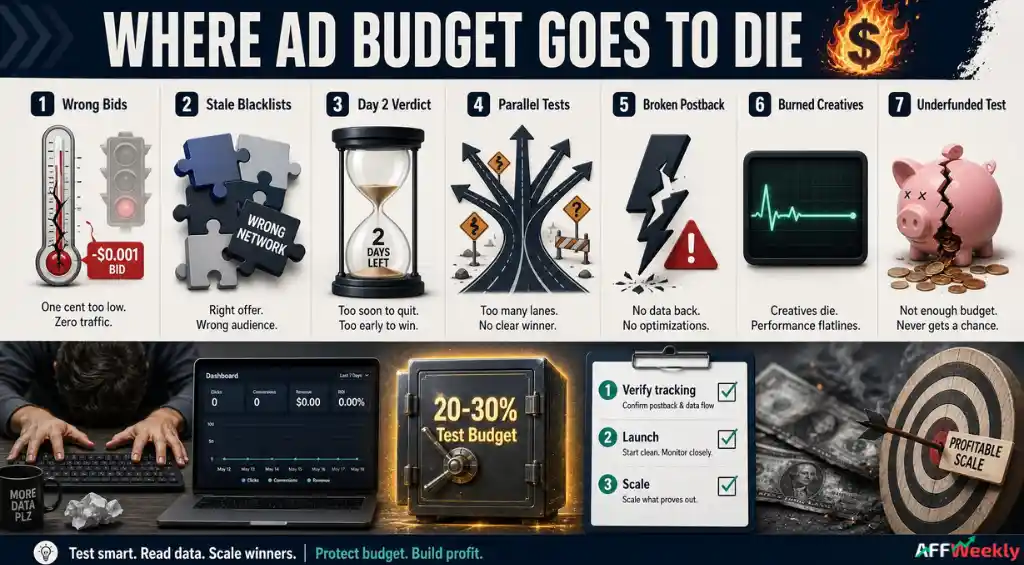 PropellerAds switching mistakes that burn budget