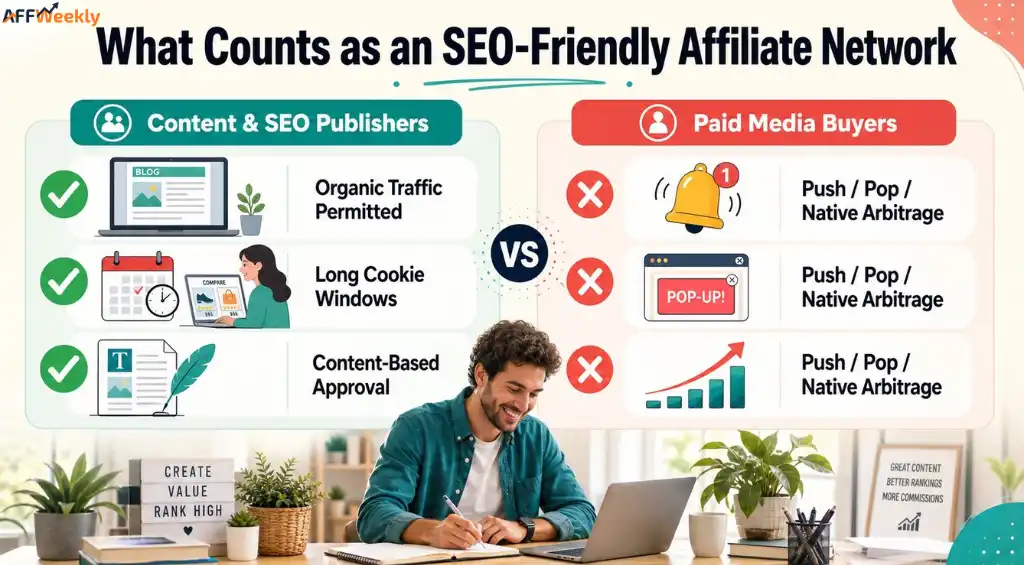 SEO affiliate networks organic traffic growth