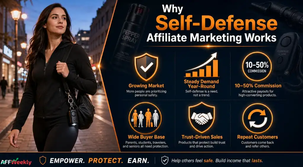 Self-Defense Affiliate Programs Niche Benefits Explained