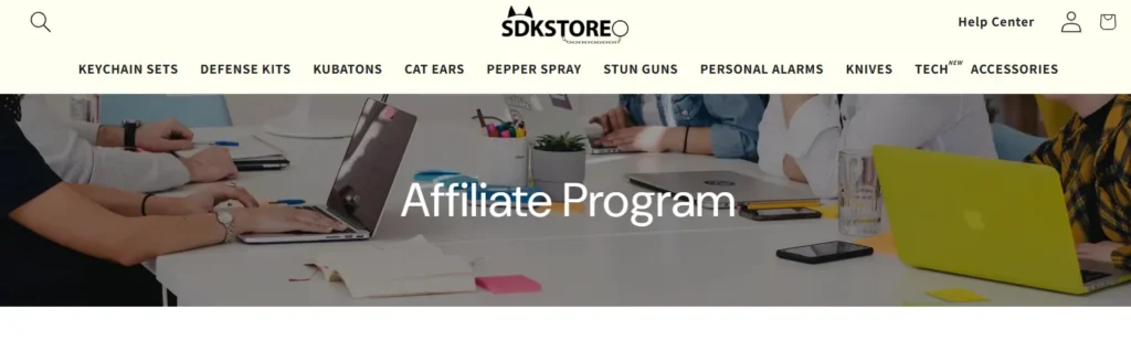 Self Defense Keychain Store Affiliate Program