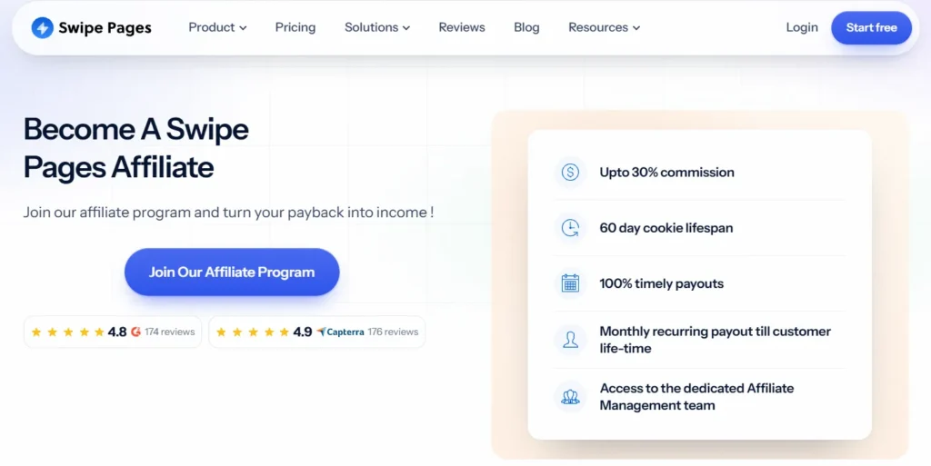 Swipe Pages Affiliate Program