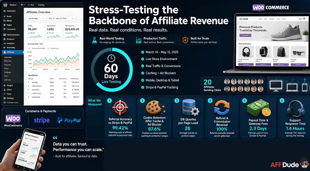 WordPress affiliate plugins tested on real stores