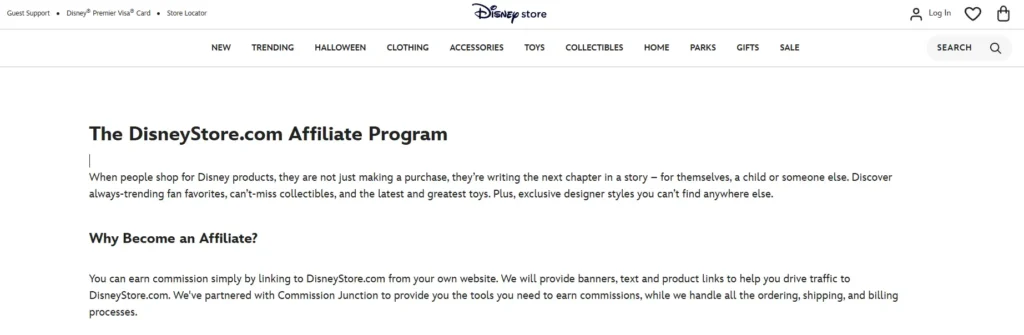 shopDisney Affiliate Program